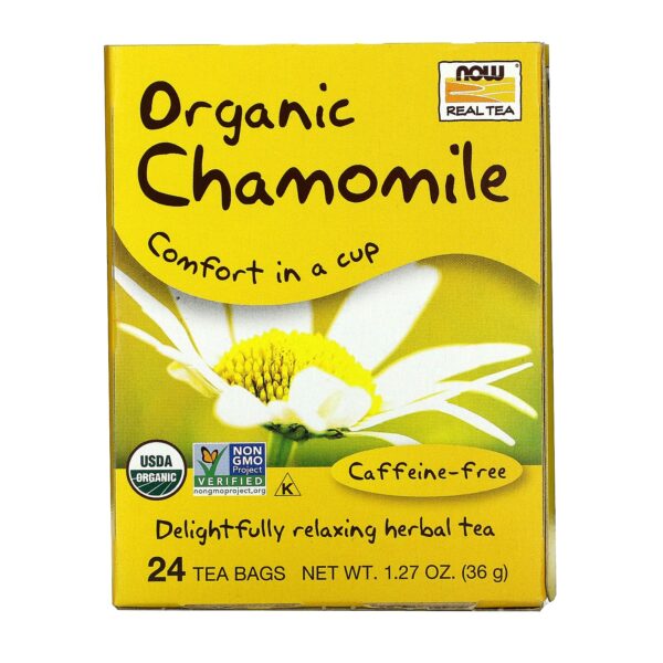 NOW Foods CHAMOMILE TEA BAGS ORGANIC 24 BAGS