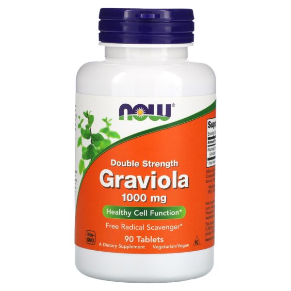 NOW Foods GRAVIOLA 1000 MG 90 TABS