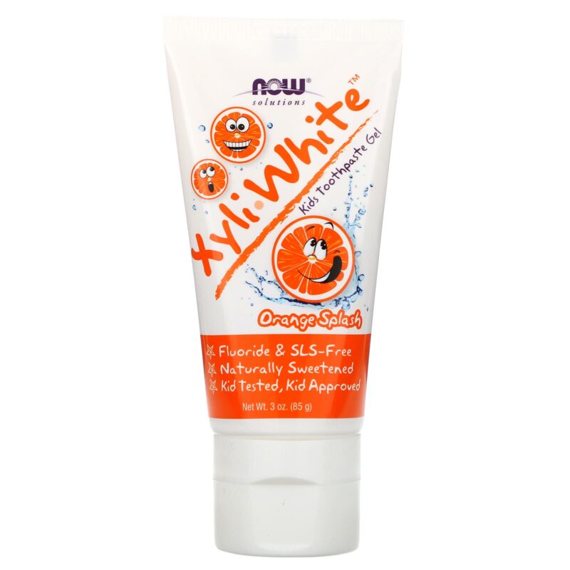NOW Foods KID'S XYLIWHITE(TM) ORANGE TOOTHPASTE 3 OZ TUBE