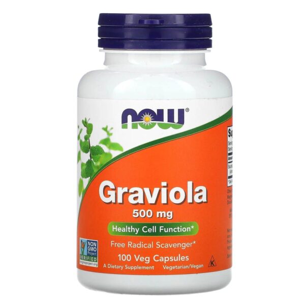 NOW Foods GRAVIOLA 500MG 100 VCAPS