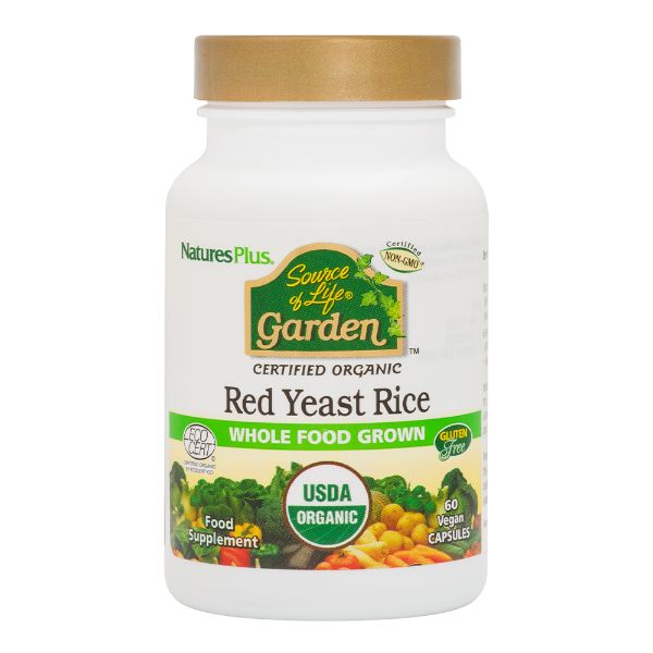 Natures Plus SOL GARDEN RED YEAST RICE 600MG CAPS 60