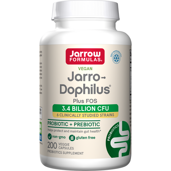 Jarrow Formulas Jarro-Dophilus+ FOS 200 VCAPS