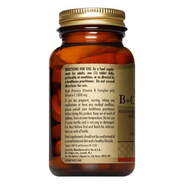 Solgar Ultimate B+C Complex Tablets