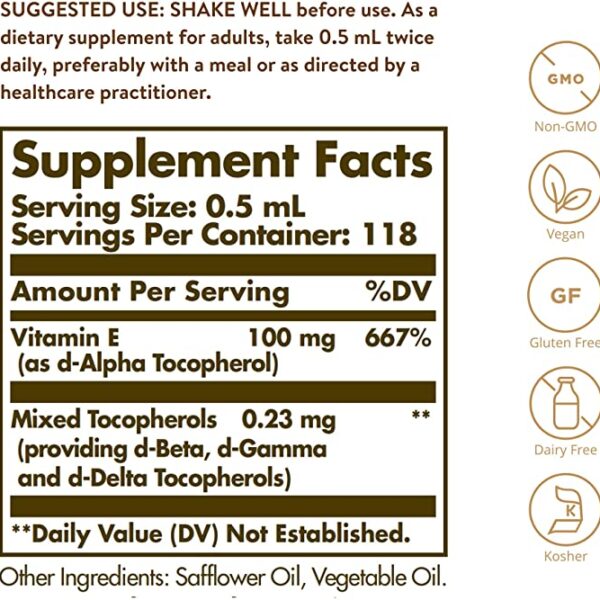 Solgar Liquid Vitamin E (with dropper)