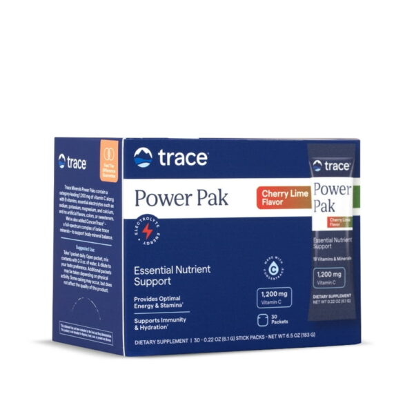 Trace Minerals Power Pak New & Improved POWDER Cherry Lime