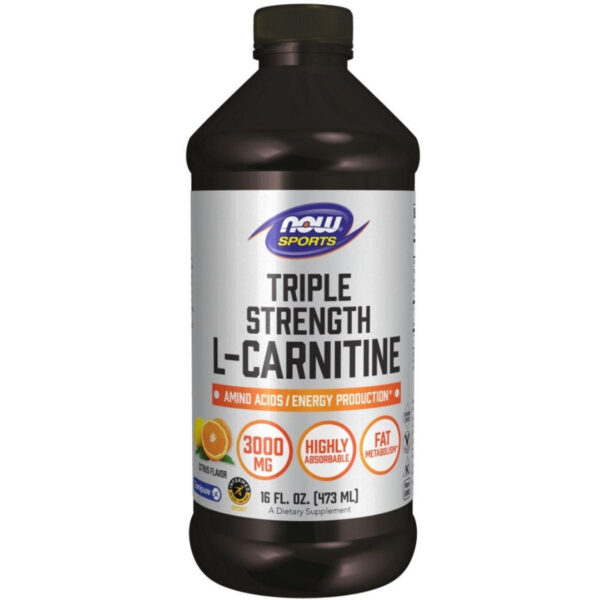 NOW Foods CARNITINE LIQUID 3000MG 16 OZ