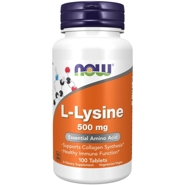 NOW Foods LYSINE 500mg 100 VCAPS