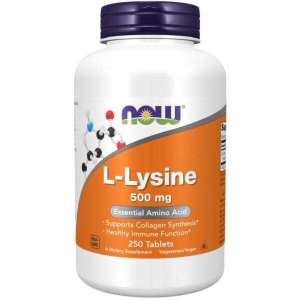 NOW Foods LYSINE 500mg 250 VCAPS