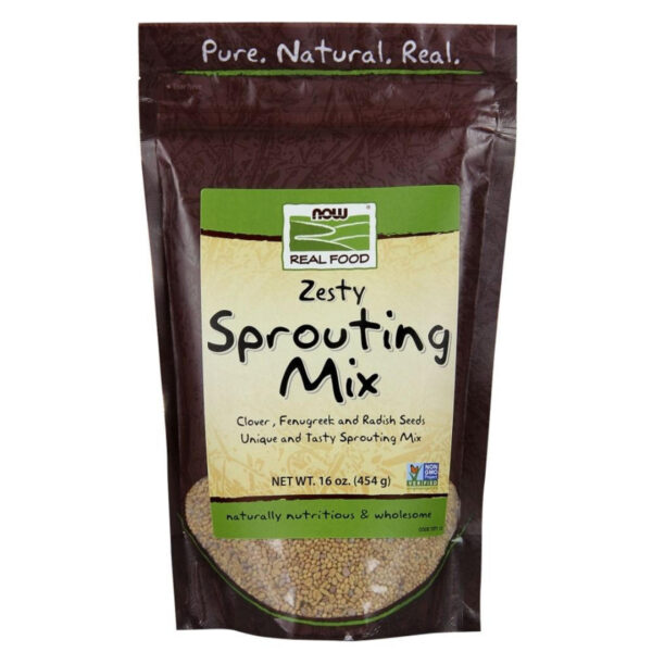 NOW Foods SPROUT MIX ZESTY 1 LB
