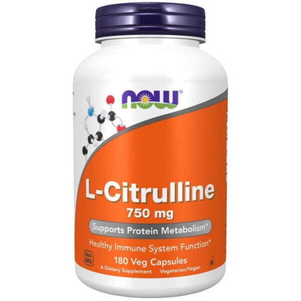 NOW Foods CITRULLINE 750MG 180 VCAPS
