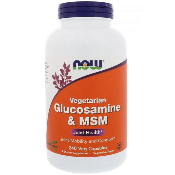 NOW Foods VEG GLUC & MSM 500/500 240 VCAPS
