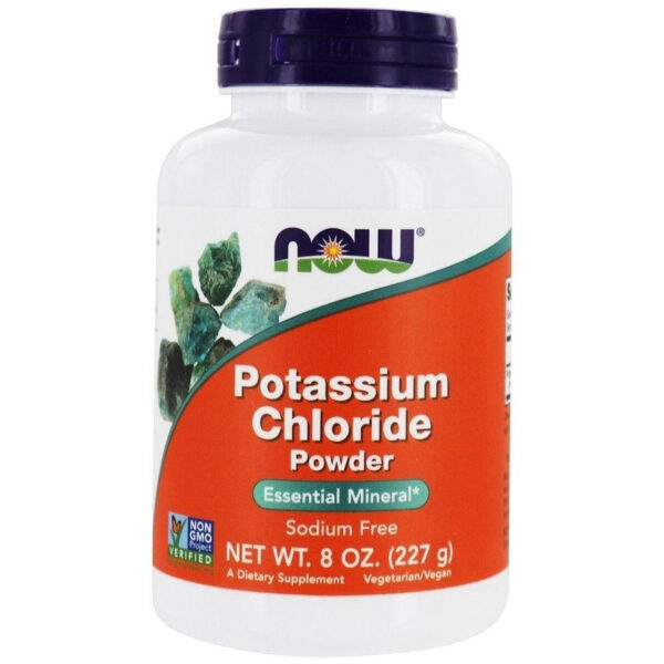 NOW Foods POTASSIUM CHLORIDE PWD 8 OZ