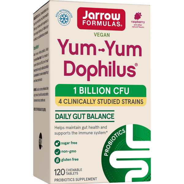 Jarrow Formulas Yum Yum Dophilus 1 billion CFU 120 TABS