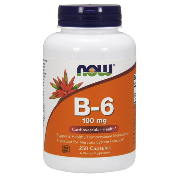 NOW Foods B-6 100mg 250 VCAPS