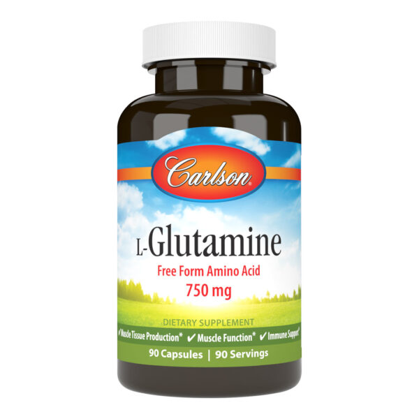 Carlson Laboratories L-Glutamine 90 Capsules