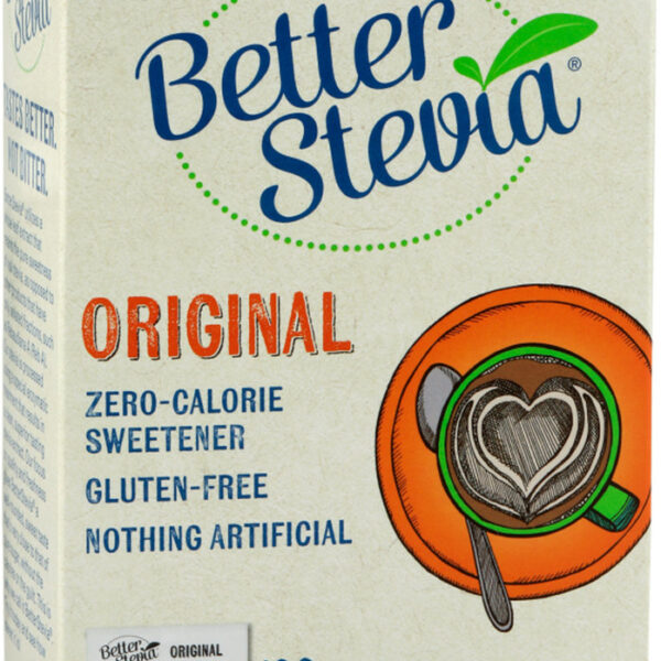NOW Foods BETTER STEVIA ORIGINAL PACKETS 100/BOX