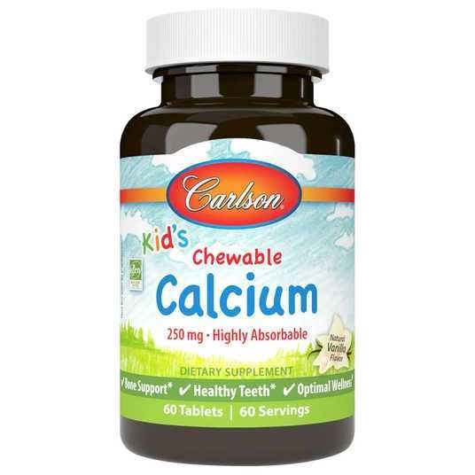 Carlson Laboratories Kids Chewable Calcium 120 Tabs