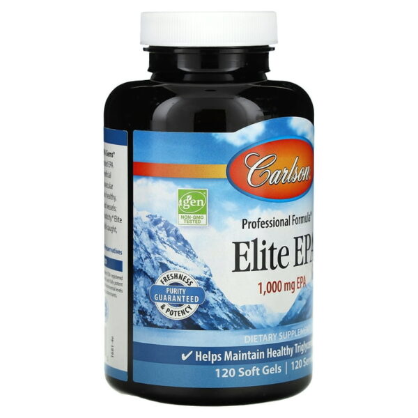 Carlson Laboratories Elite EPA Gems 120 Soft Gels
