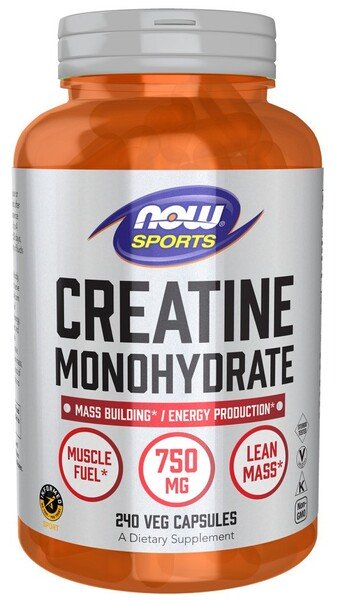 NOW Foods CREATINE 750mg 240 VCAPS