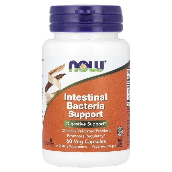 NOW Foods INTESTINAL BACTERIA SUPPORT 60 VCAPS