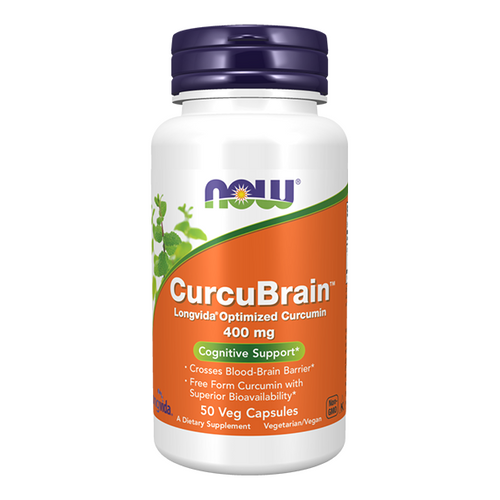 NOW Foods CURCUBRAIN LONGVIDA 400 MG 50 VCAPS