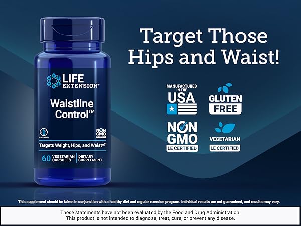 Life Extension Waistline Control™ 60 vegetarian capsules