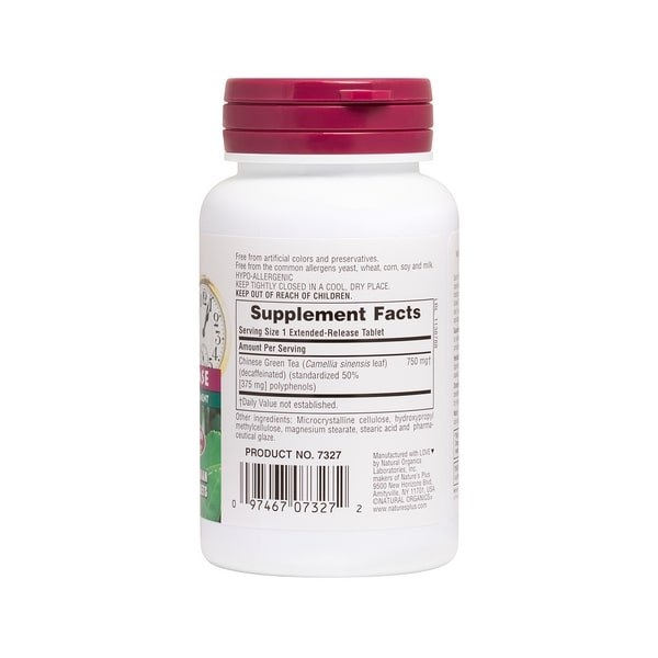 Natures Plus GREEN TEA E/R 750 MG TAB 30