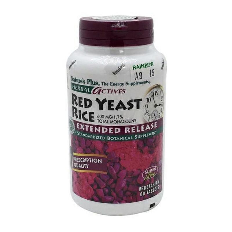 Natures Plus RED YEAST RICE E/R 600 MG TAB 60