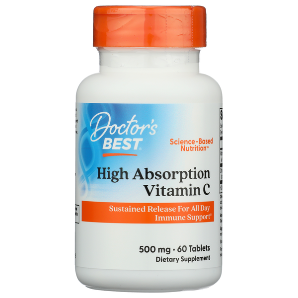 Doctor's Best Hi Abs Vitamin C with PureWay- C® 500mg