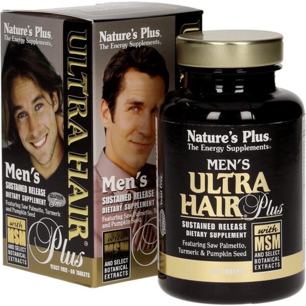Natures Plus ULTRA HAIR PLUS FOR MEN S/R TAB 60