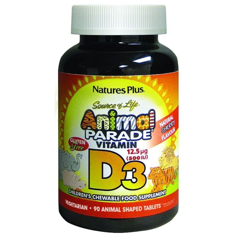 Natures Plus AP VIT D3 500 IU CHEWABLE 90