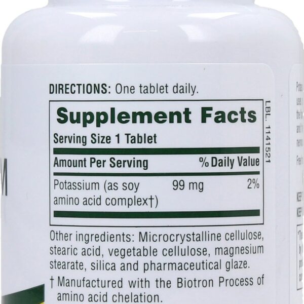 Natures Plus POTASSIUM 99 MG TAB 90