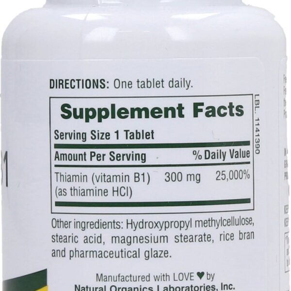 Natures Plus VITAMIN B-1 300 MG S/R TAB 90
