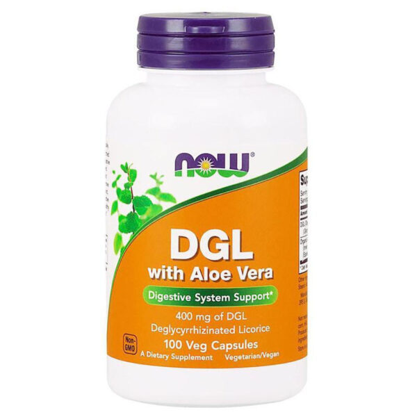 NOW Foods DGL WITH ALOE VERA 100 VCAPS