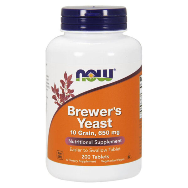 NOW Foods BREWERS YEAST 10 GRAIN 200 TABS