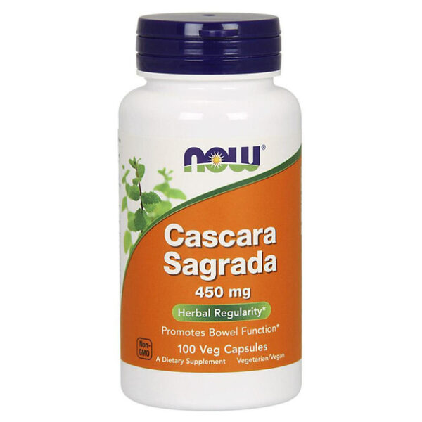 NOW Foods CASCARA SAGRADA 450mg 100 VCAPS