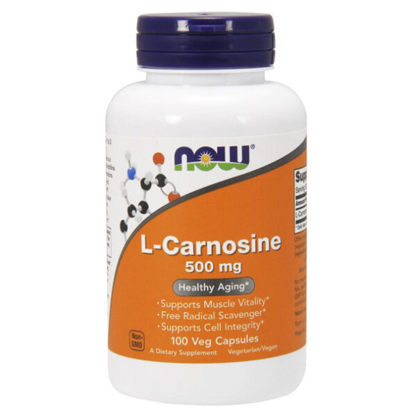 NOW Foods CARNOSINE 500MG 100 VCAPS