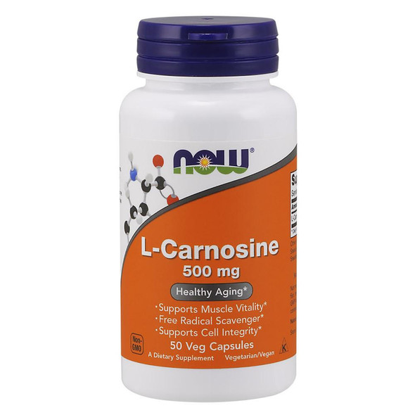 NOW Foods CARNOSINE 500MG 50 VCAPS