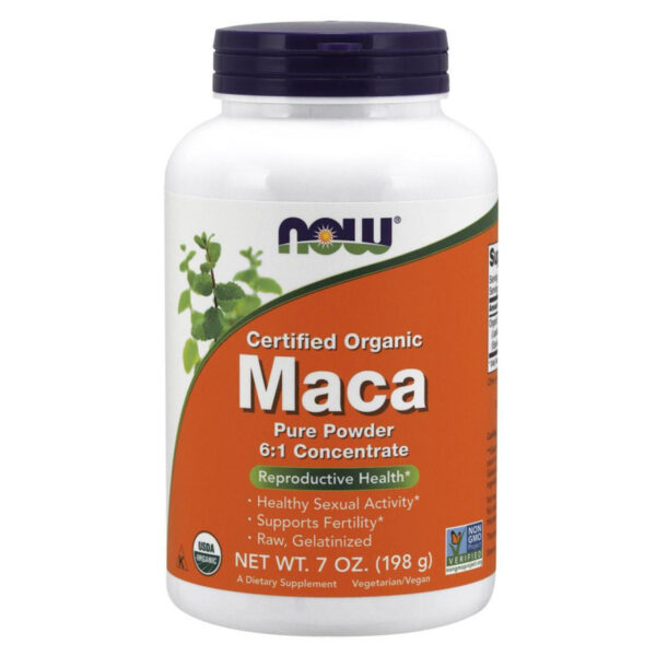 NOW Foods MACA 6:1 CONC POWDER ORG 7 OZ