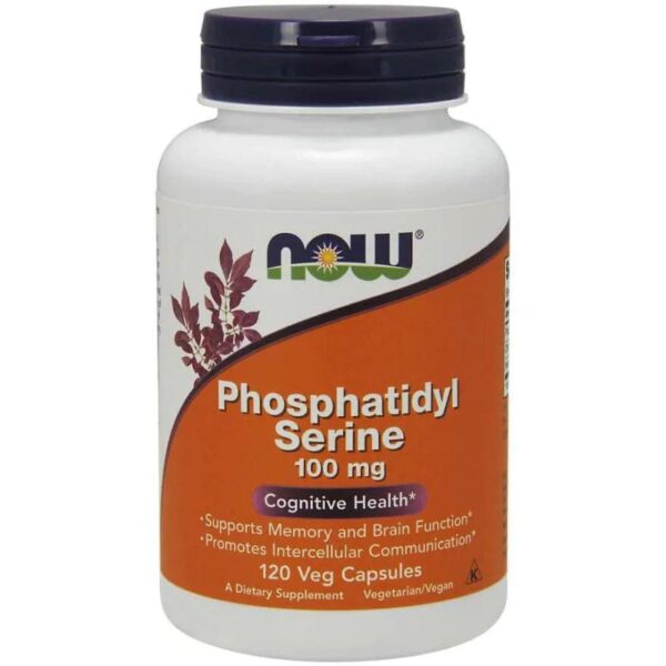 NOW Foods PHOSPHATIDYL SERINE 100mg 120 VCAPS