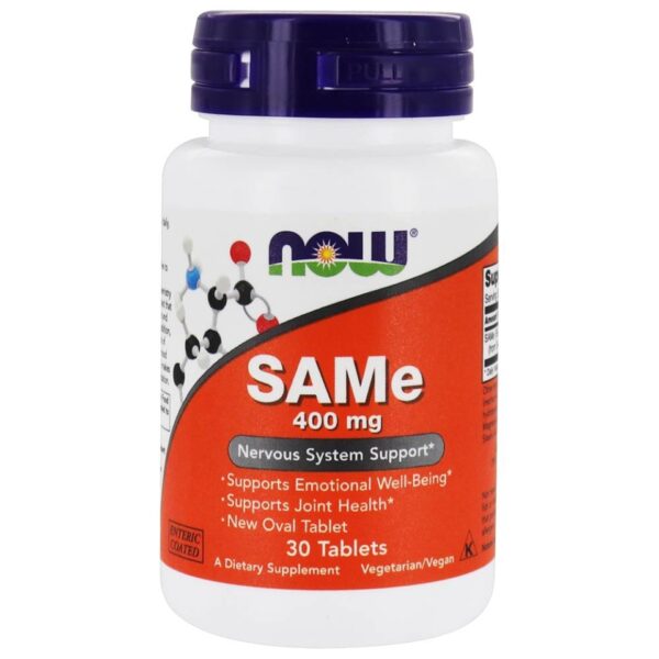 NOW Foods SAM-E 400MG 30 TABS