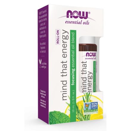 NOW Foods MIND THAT ENERGY EO BLEND ROLL-ON 10 ML