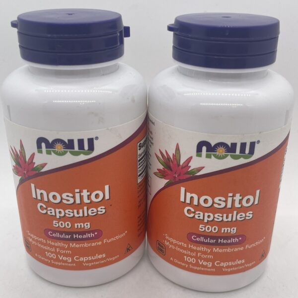 NOW Foods INOSITOL 500mg 100 VCAPS