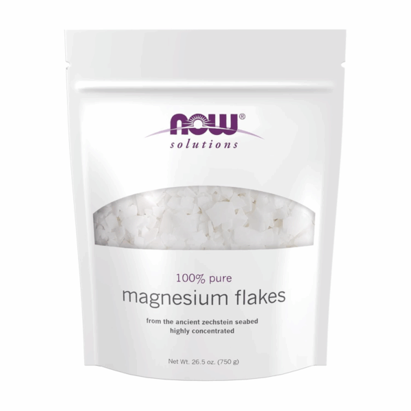 NOW Foods MAGNESIUM FLAKES 26.5 oz. (750 g)