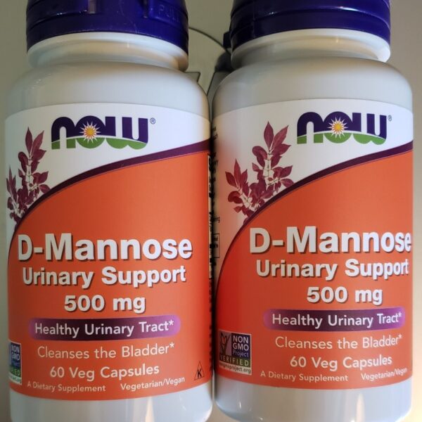 NOW Foods D-MANNOSE URINARY SUPPORT 500MG 60 VCAPS