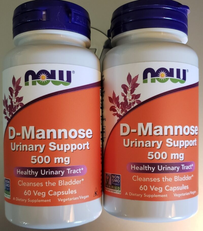 NOW Foods D-MANNOSE URINARY SUPPORT 500MG 60 VCAPS