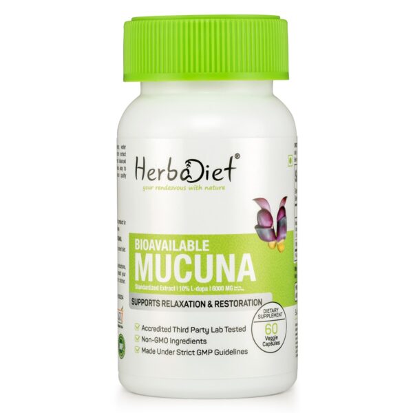Source Naturals Mucuna Dopa 100 mg 60+60 Bonus Bottle