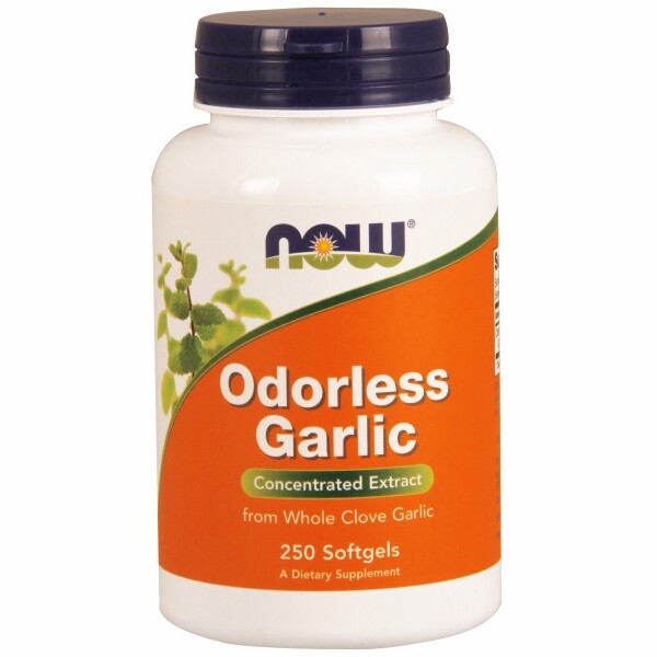 NOW Foods ODORLESS GARLIC ORIG 250 SGELS