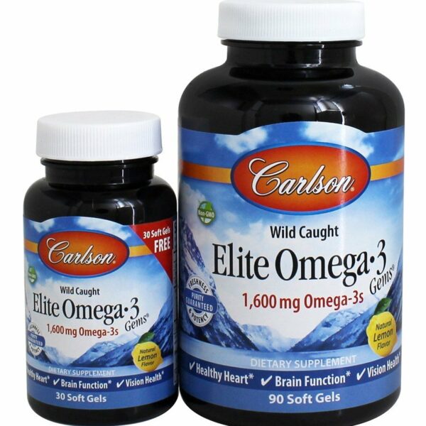 Carlson Laboratories EcoSmart Omega-3 180 Soft Gels