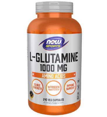 NOW Foods L-GLUTAMINE 1000mg 240 VCAPS